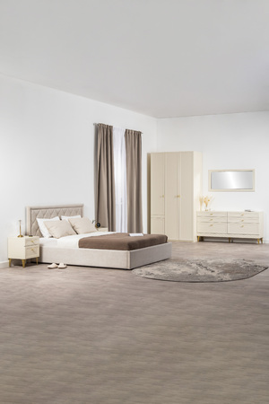 Шкаф двустворчатый Марион 16.340.02 слоновая кость С341 PE, слоновая кость 6898 ПВХ